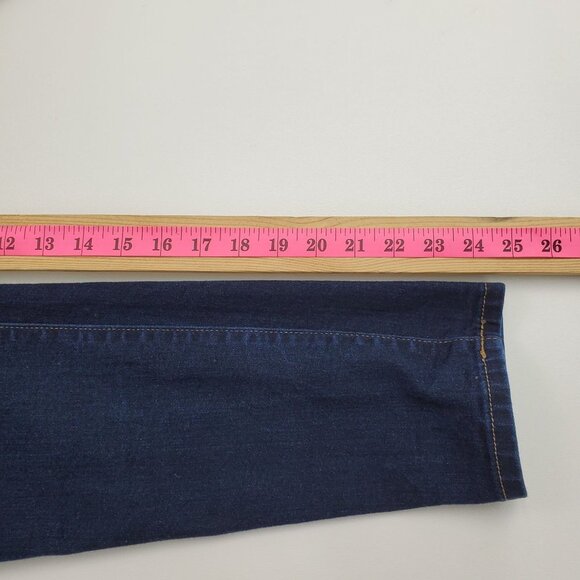 Simply Vera Vera Wang Skinny Ankle Jeans Size 6 Mid Rise Dark Wash Stretch - Picture 11 of 11